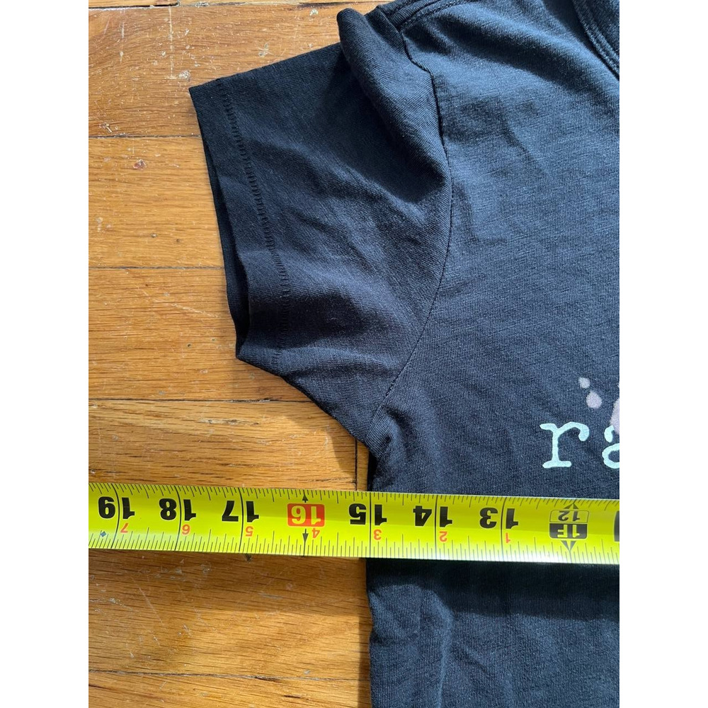Rag & Bone Black Bleach Tee Short Sleeve Size XS A000958 - Picture 8 of 9